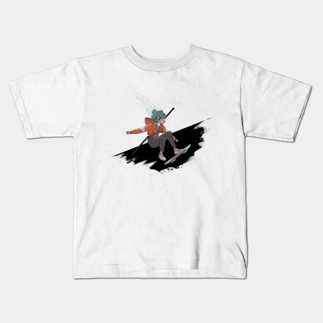 Skating Kids T-Shirt by Jen